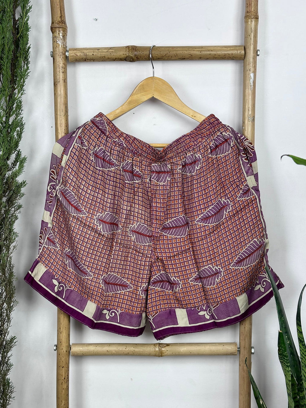Men's Silk Blend Long Boxer Shorts