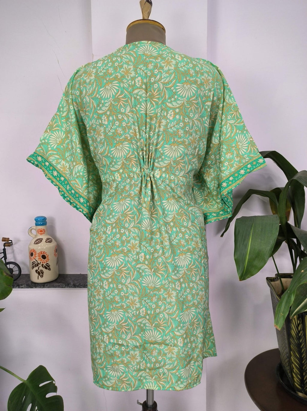 Women's Silk Blend Kaftan Dress
