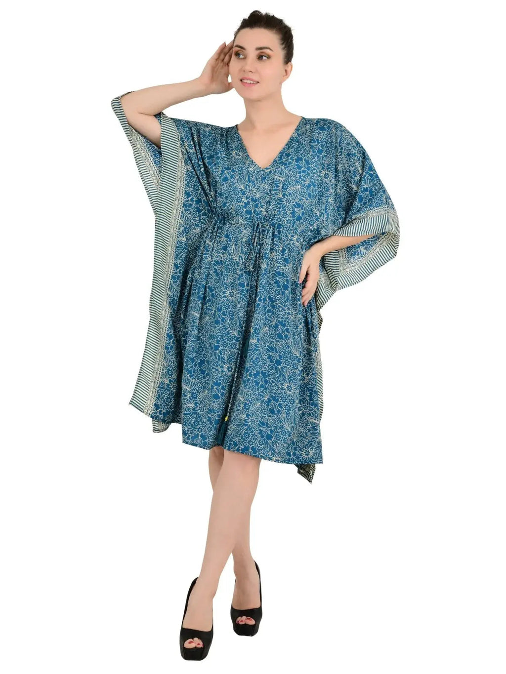 Women's Silk Blend Kaftan Dress