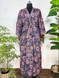 Women's Silk Long Kimono Robe