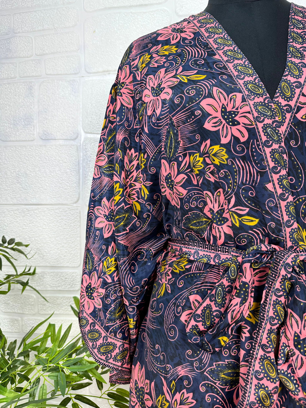 Women's Silk Long Kimono Robe
