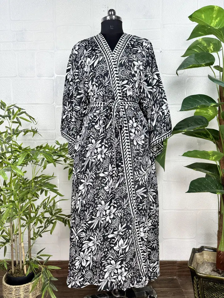 Women's Silk Long Kimono Robe