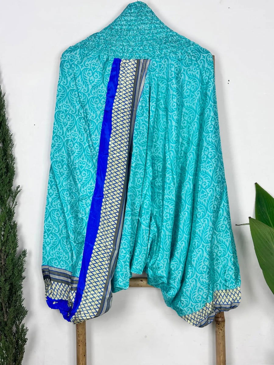 Unisex Recycled Silk Harem Pants
