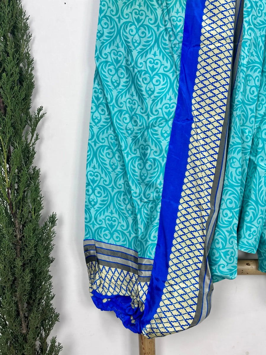 Unisex Recycled Silk Harem Pants