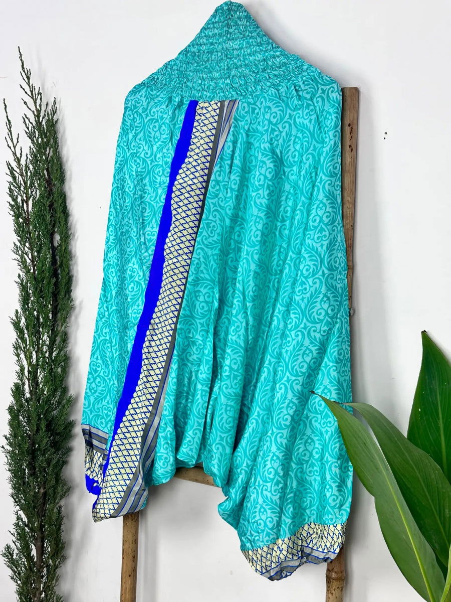 Unisex Recycled Silk Harem Pants