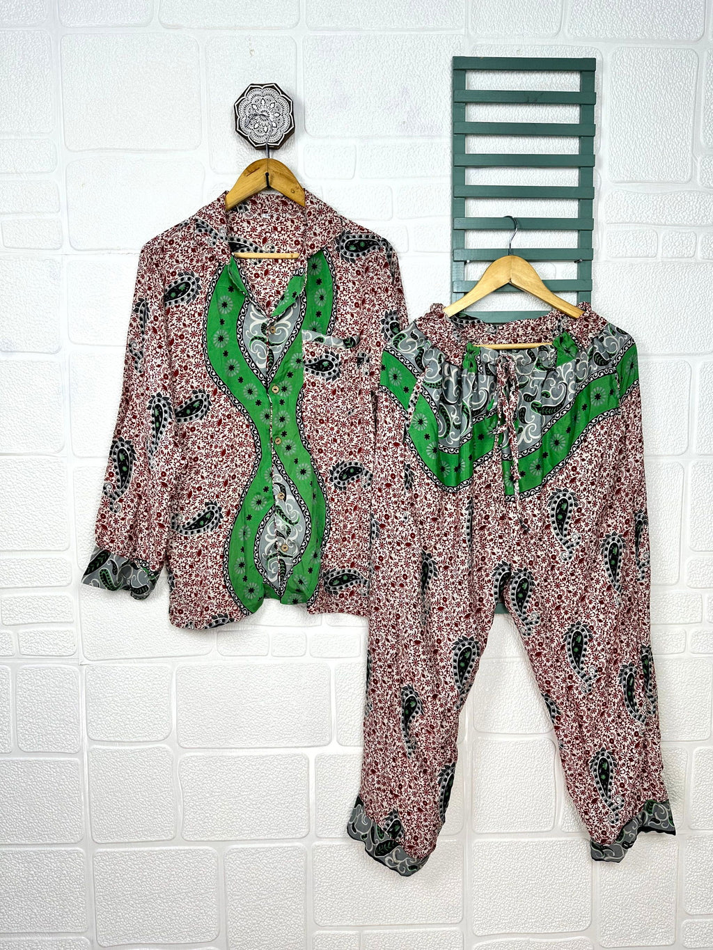 Women's Recycled Silk Pajama Set