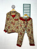 Women's Recycled Silk Pajama Set