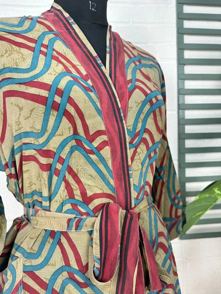 Women's Vintage Silk Kimono Robe