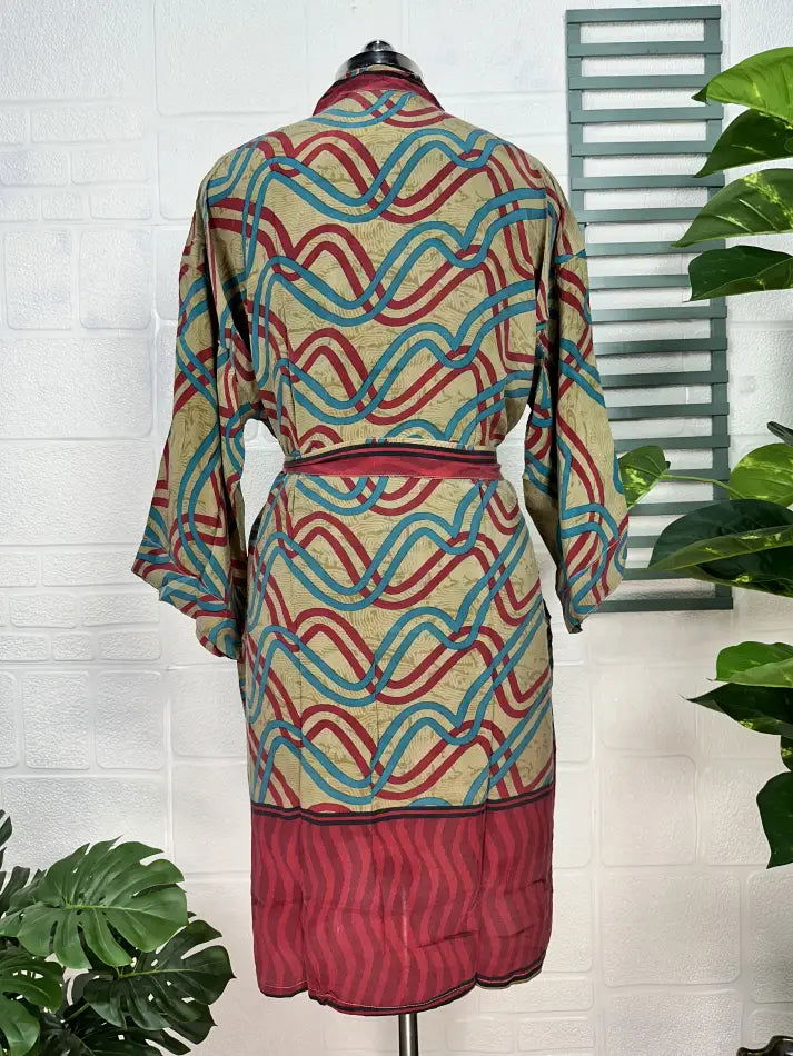 Women's Vintage Silk Kimono Robe