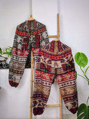 Handmade Multiprint Wool Pant Stylish Winter Pajama-Assorted - The Eastern Loom