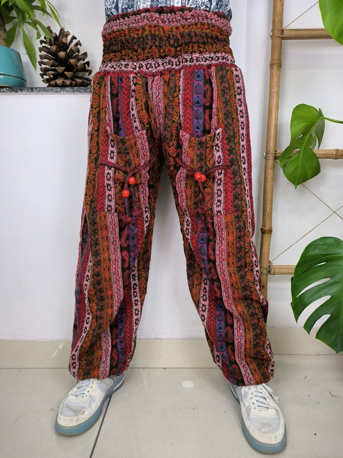 Handmade Multiprint Wool Pant Stylish Winter Pajama-Assorted - The Eastern Loom