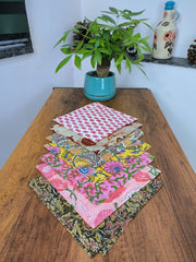 Soft cotton hankies Hankerchief in assorted prints - Gifts - The Eastern Loom
